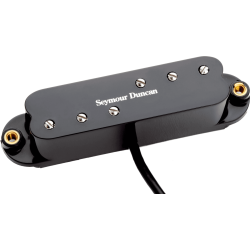 SEYMOUR DUNCAN Duckbuckers Strat, manche, noir