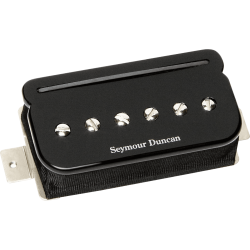 SEYMOUR DUNCAN P-Rails Hot, chevalet, noir
