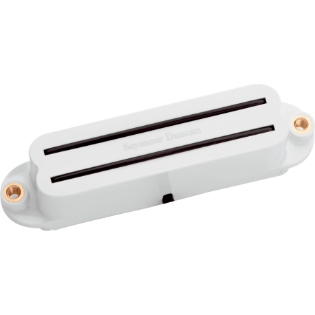 SEYMOUR DUNCAN Hot Rails Strat, chevalet, blanc