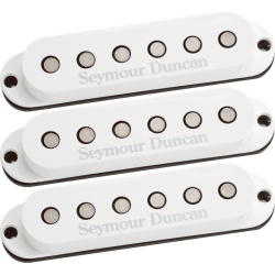 SEYMOUR DUNCAN Custom Stag Strat Cal, kit blanc