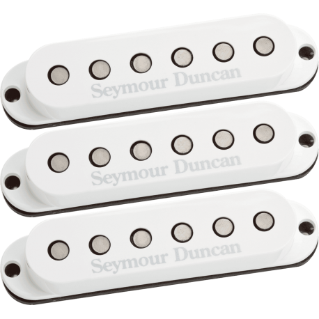 SEYMOUR DUNCAN Custom Stag Strat Cal, kit blanc