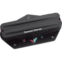 SEYMOUR DUNCAN Hot Rails Lead Tele, chevalet, noir
