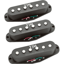 SEYMOUR DUNCAN Kit YJM FURY, blanc noir