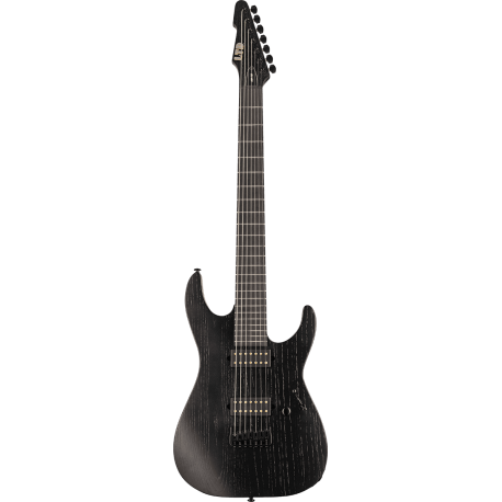 LTD Alex Wade 7 strings Baritone Open Grain Black Satin