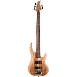 LTD B-205 natural satin fretless