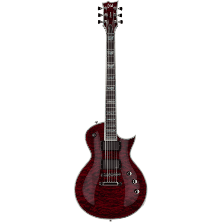 LTD EC-1000 see thru black cherry