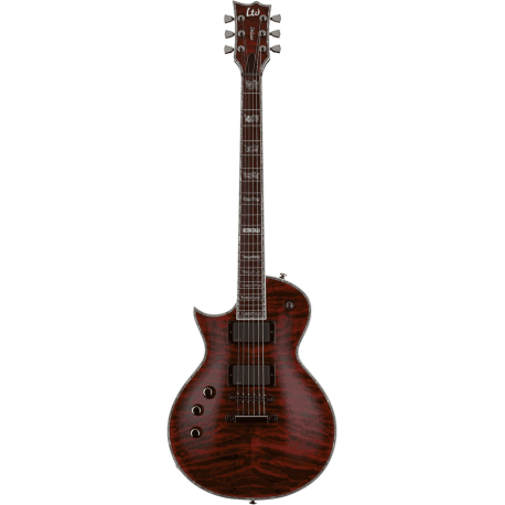 LTD EC-1000LH see thru black cherry gaucher