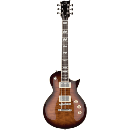 LTD EC-256FM dark brown sunburst