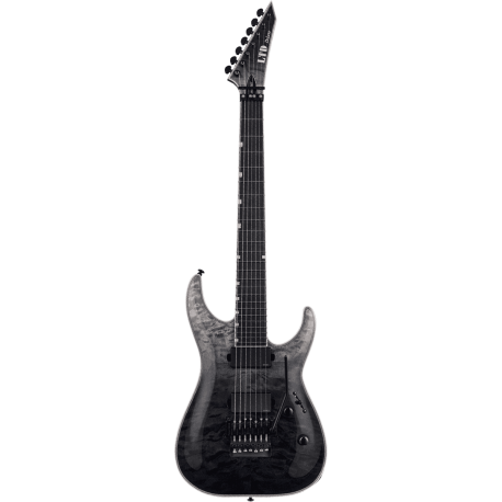 LTD MH1000 7 cordes Quilted Black Fade