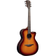 LâG Auditorium Cutaway electro Brown Shadow