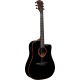 LâG Dreadnought Cutaway electro Black