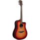 LâG Dreadnought Cutaway electro Brown Shadow