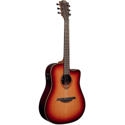 LâG Dreadnought Cutaway electro Brown Shadow