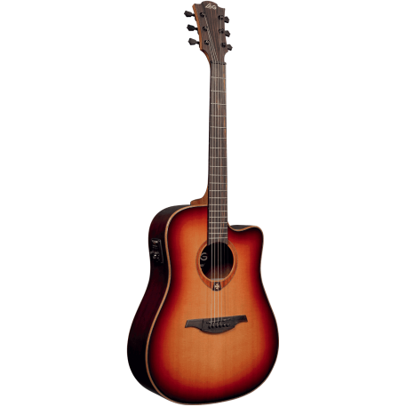 LâG Dreadnought Cutaway electro Brown Shadow