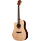 LâG Lefty dreadnought cutaway electro