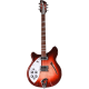 RICKENBACKER Demi-caisse 360 stéréo fire glow gaucher