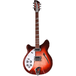 RICKENBACKER Demi-caisse 360 stéréo fire glow gaucher