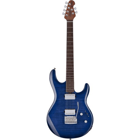 STERLING BY MUSIC MAN Luke - flame maple blueberry burst