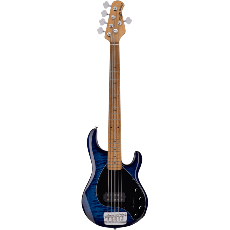 STERLING BY MUSIC MAN StingRay5 - quilted maple neptune blue