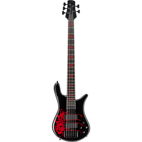 SPECTOR Basse Euro 5 LX Alex Webster Blood Red Drip