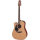 TAKAMINE P1DC-LH natural satin gaucher