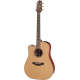 TAKAMINE P3DC-LH natural satin gaucher