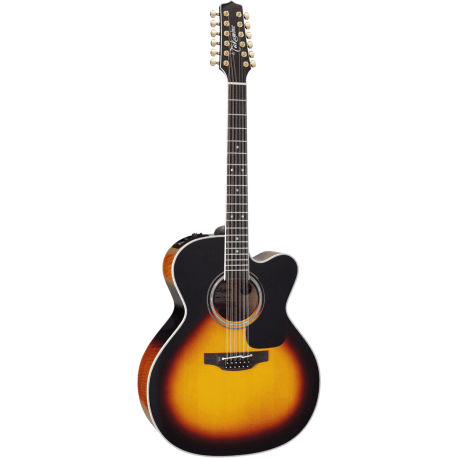 TAKAMINE P6JC-12BSB brown sunburst 12-cordes