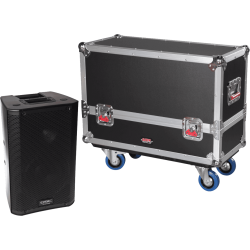 GATOR Bois G-Tour pour deux enceintes QSC K8
