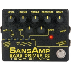 TECH21 SansAmp Bass Driver DI v2 - Pédale preampli pour basse