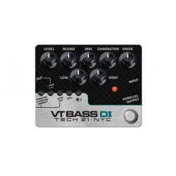 TECH21 VT Bass DI - Pédale de préampli pour basse