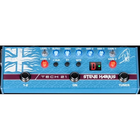 TECH21 SH1 - Steve Harris Signature Pedal - préamplificateur pour basse