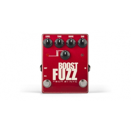 TECH21 Boost Fuzz Metallic Pédale d'effet pour guitare
