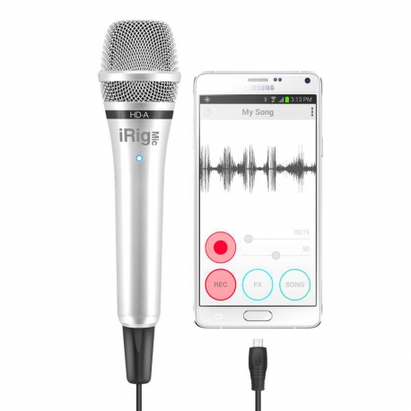 IK MULTIMEDIA iRig Mic HD-A - Micro digital Android & PC