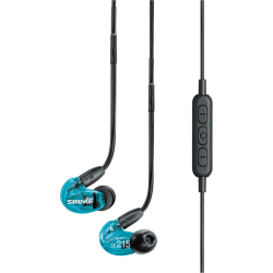 SHURE SE215 bleu - Bluetooth avec micro et volume