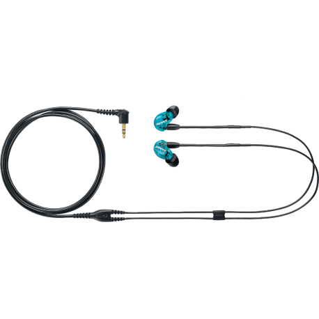 SHURE SE215 bleu - minijack avec micro et volume