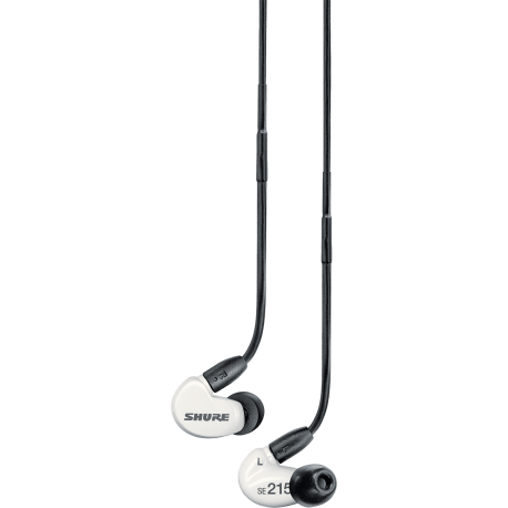 SHURE SE215 blanc - minijack avec micro et volume