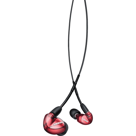 SHURE SE535 rouge - BT + minijack avec micro et volume