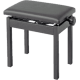 KORG Banquette de piano noire réglable