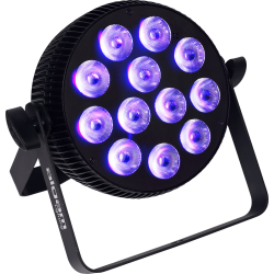 ALGAM LIGHTING Projecteur à LED 12x10W 6-en-1 RGBWAU slim