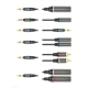 IK MULTIMEDIA iLine Mobile Music Cable Kit - collection de 6 câbles audio haute qualité pour appareils mobiles