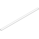MARTIN BY HARMAN Profilé couvercle Blanc 1,2m VC-Dot9