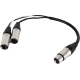 MARTIN BY HARMAN Adaptateur Pow+Data XLR5+XLR4-XLR4 0,25m