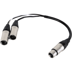 MARTIN BY HARMAN Adaptateur Pow+Data XLR5+XLR4-XLR4 0,25m