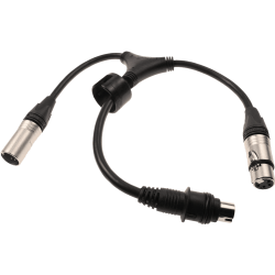 MARTIN BY HARMAN Adaptateur Pow+Data XLR5+TRPI-XLR4 0.25m
