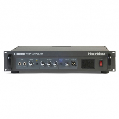 HARTKE LH1000 - Tête d'ampli 1000W/4 Ohms - amplification Dual Parallel ou Bridge - rack 2U