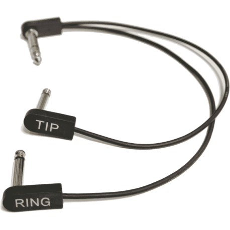 EBS Câble d'insert 1 jack stéréo/2 jack mono