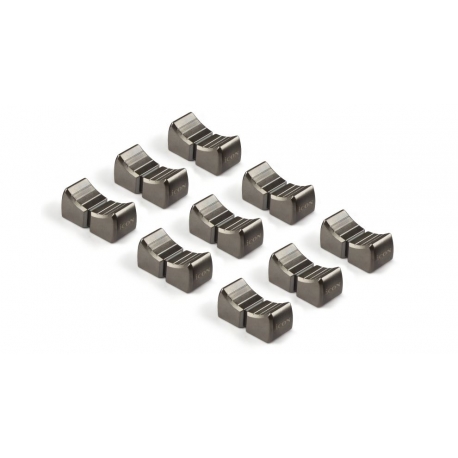 ICON Metal Fader Cap (Set of 9) - lot de 9 faders pour Plate-forme M+ et X+.