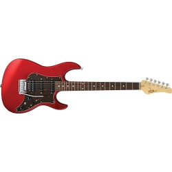 FGN JOS2CLG/CAR Odyssey J-Standard - Guitare électrique - touche granadillo - finition Candy Apple Red - avec étui