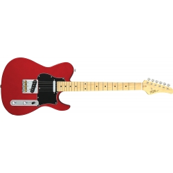 FGN JIL2CLASHM/CAR Iliad J-Standard - Guitare électrique - touche érable - finition Candy Apple Red - avec housse