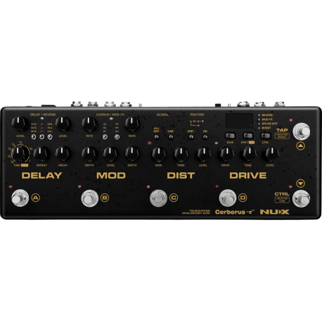 NUX Multi-effet guitare 16 effets Midi